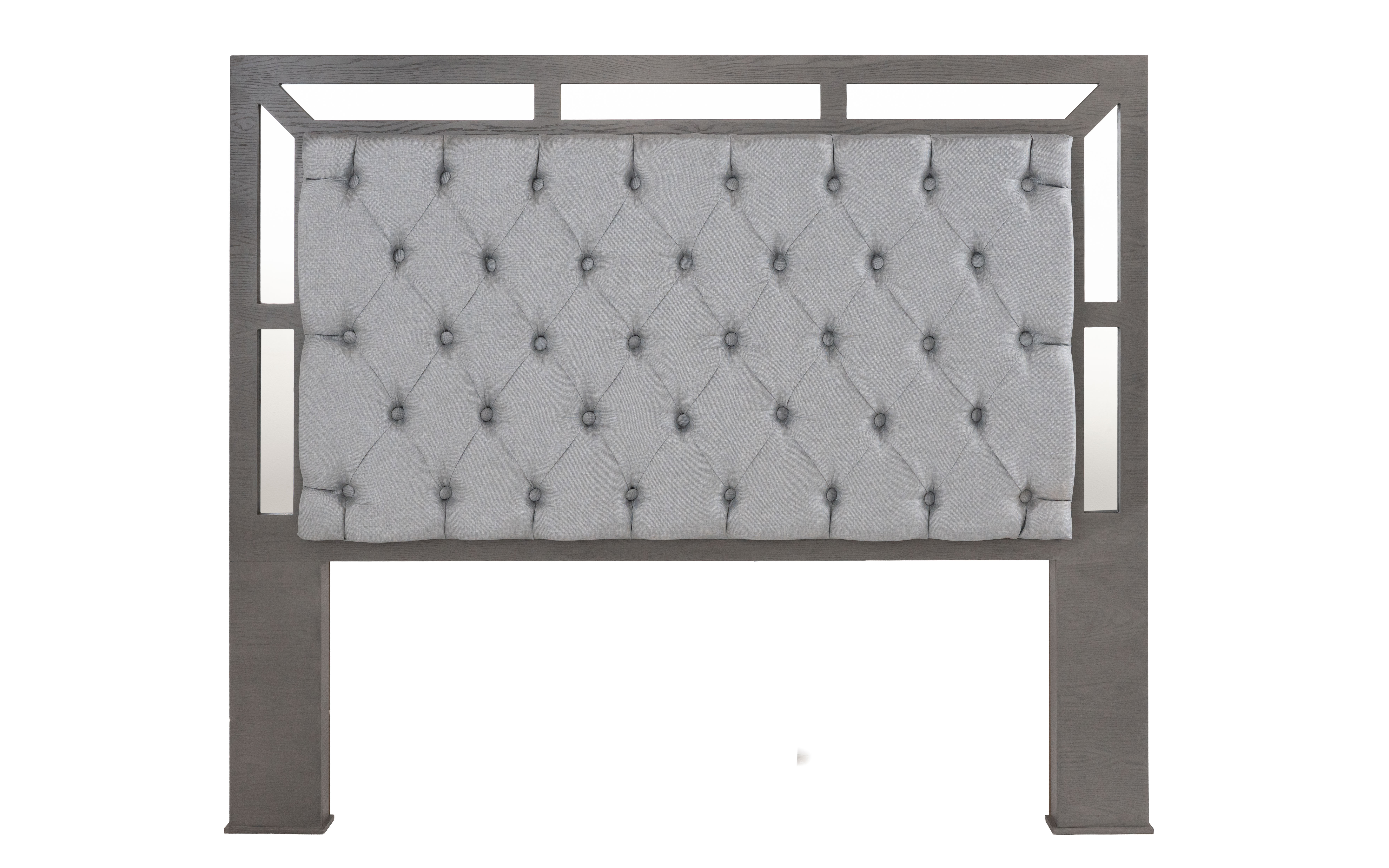 Foto 1 | Cabecera Tapizada King Size Color Gris - Madera Industrializada