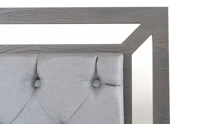 Foto 3 | Cabecera Tapizada King Size Color Gris - Madera Industrializada