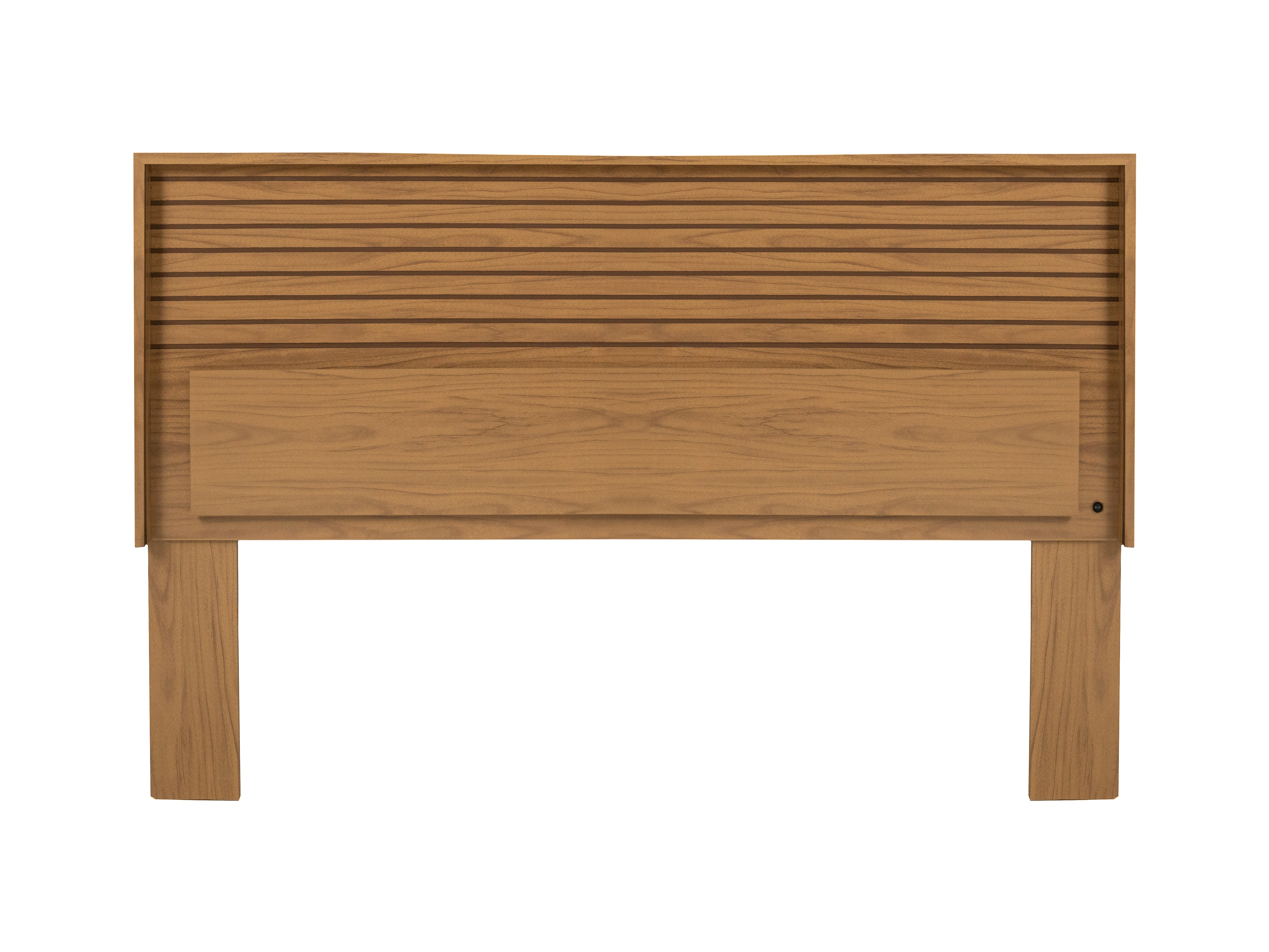 Foto 2 pulgar | Cabecera Con Luz King Size Color Natural - Madera Industrializada