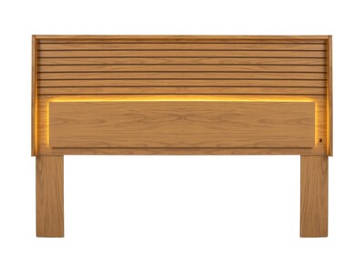 Foto 3 | Cabecera Con Luz King Size Color Natural - Madera Industrializada