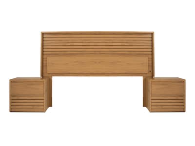 Foto 6 | Cabecera Con Luz King Size Color Natural - Madera Industrializada