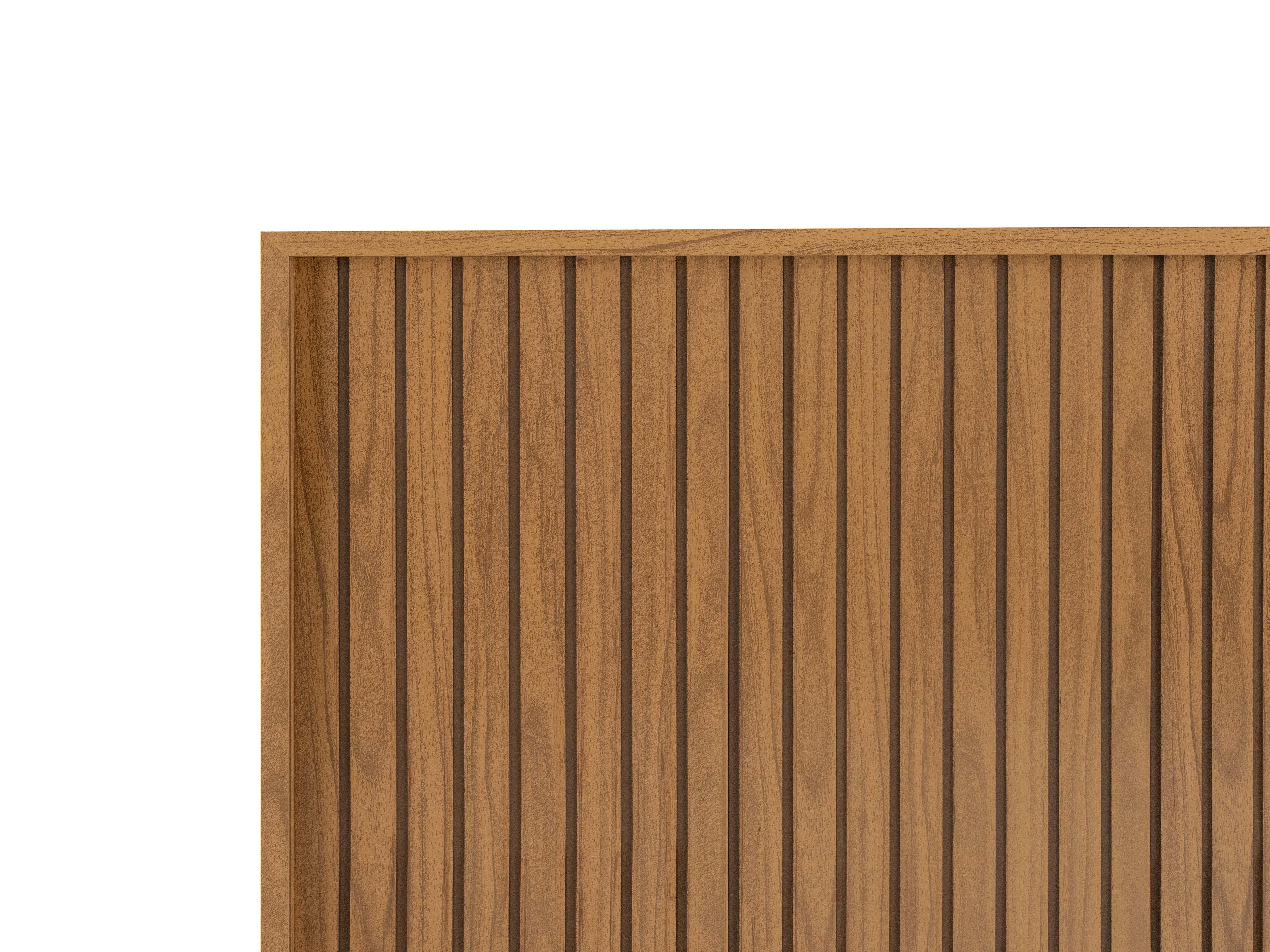 Foto 4 pulgar | Cabecera Con Luz King Size Color Natural - Madera Industrializada