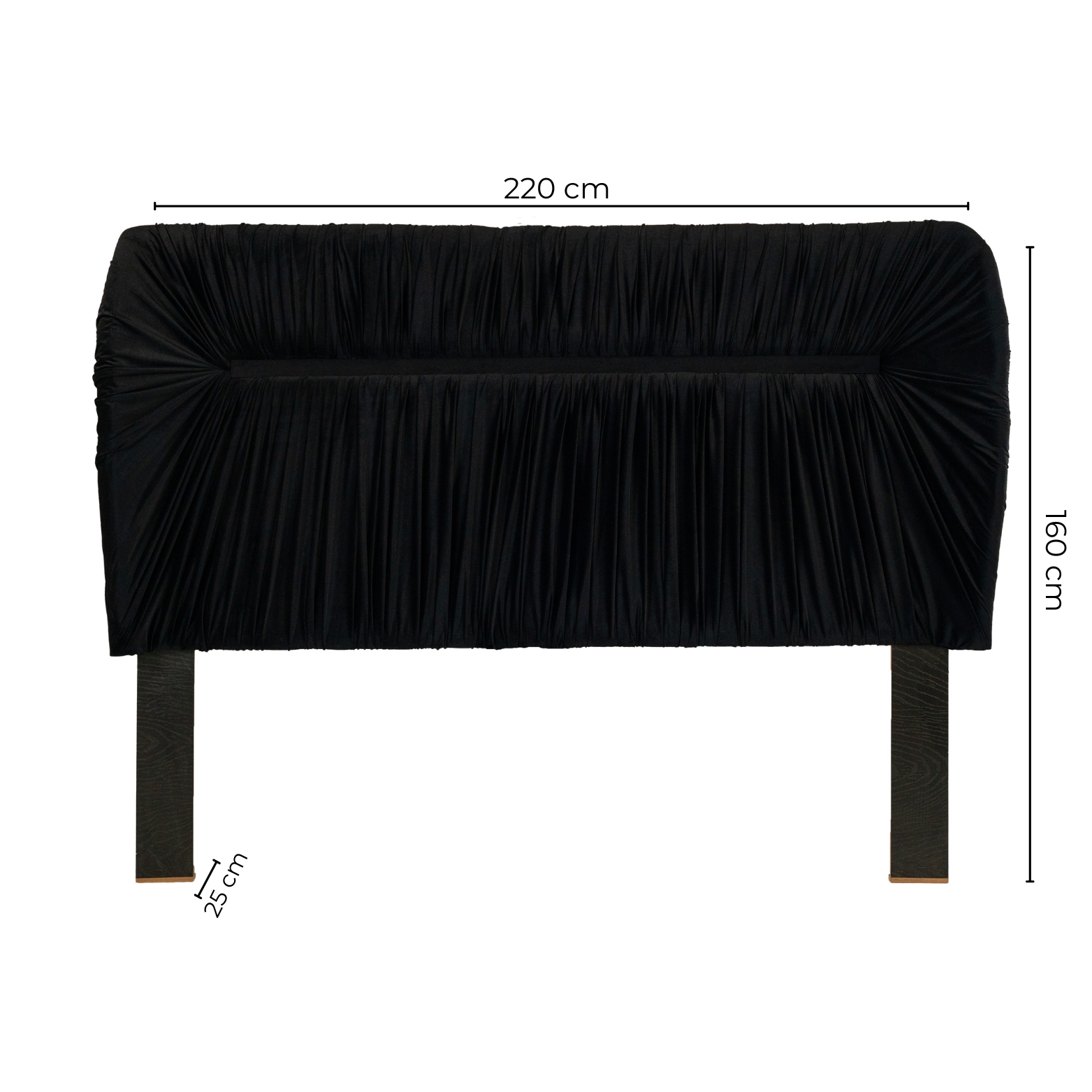 Foto 4 pulgar | Cabecera King Size Color Negro - Tapizado