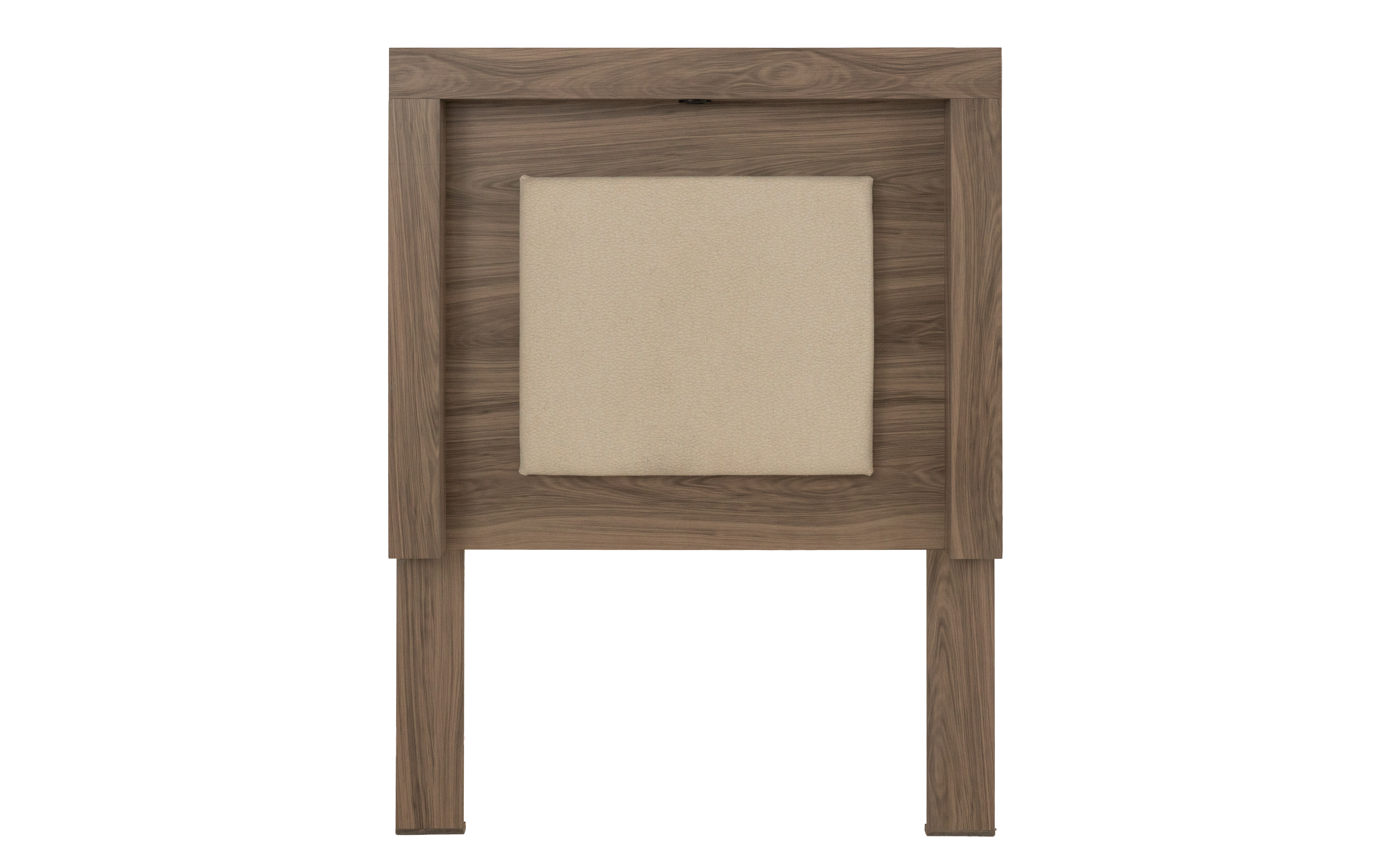 Foto 3 | Cabecera Individual Con Luz Color Gris - Madera Industrializada