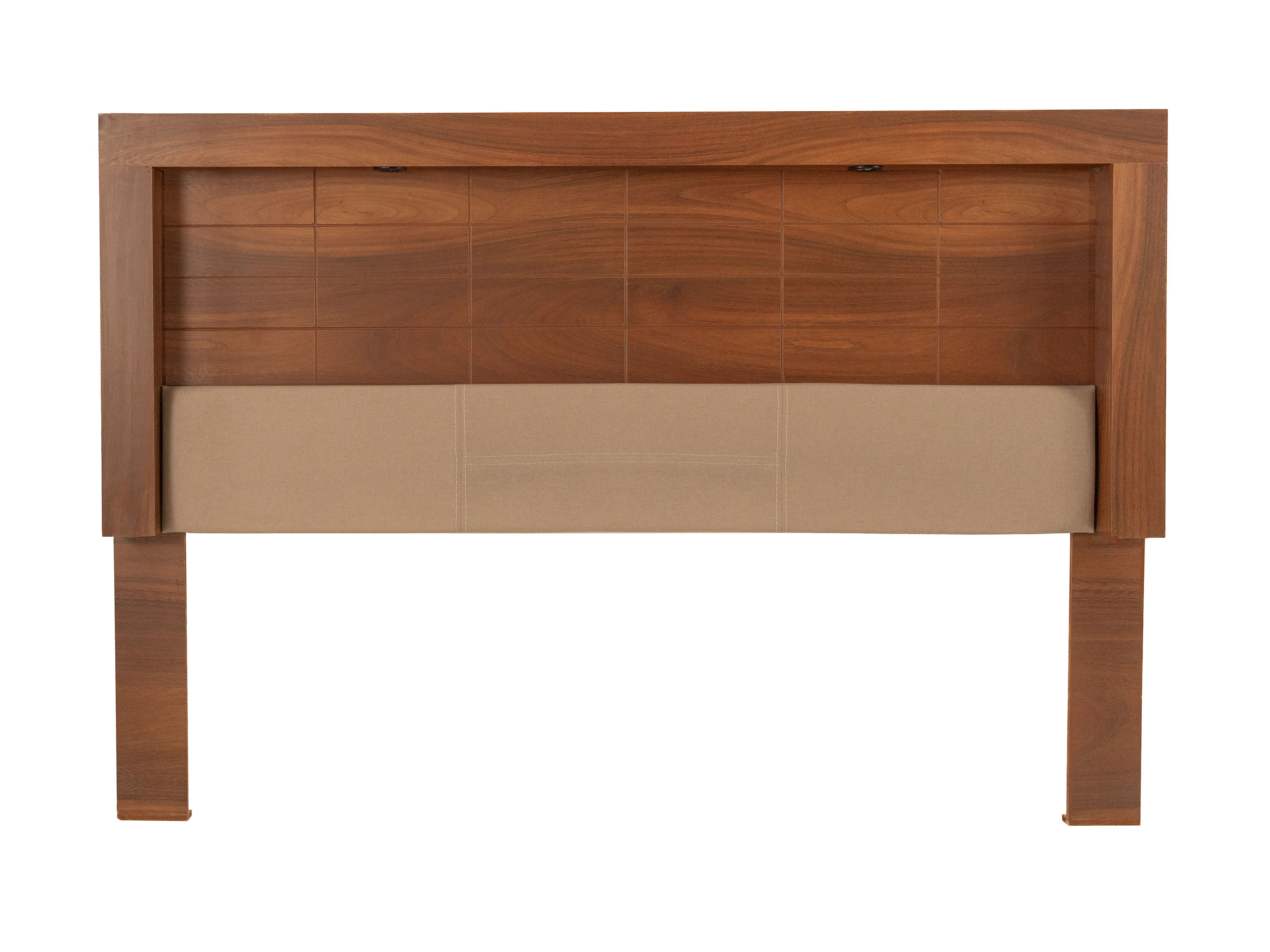 Foto 1 | Cabecera Con Luz King Size Color Parota - Madera Industrializada