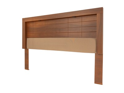 Foto 2 | Cabecera Con Luz King Size Color Parota - Madera Industrializada