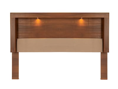 Foto 3 | Cabecera Con Luz King Size Color Parota - Madera Industrializada