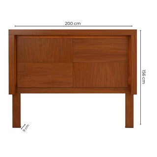 Foto 4 | Cabecera King Size Color Parota - Chapa