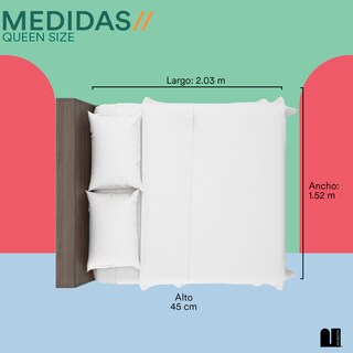 Foto 5 | Cubre Colchón Mubson para Cama Queen Size Impermeable