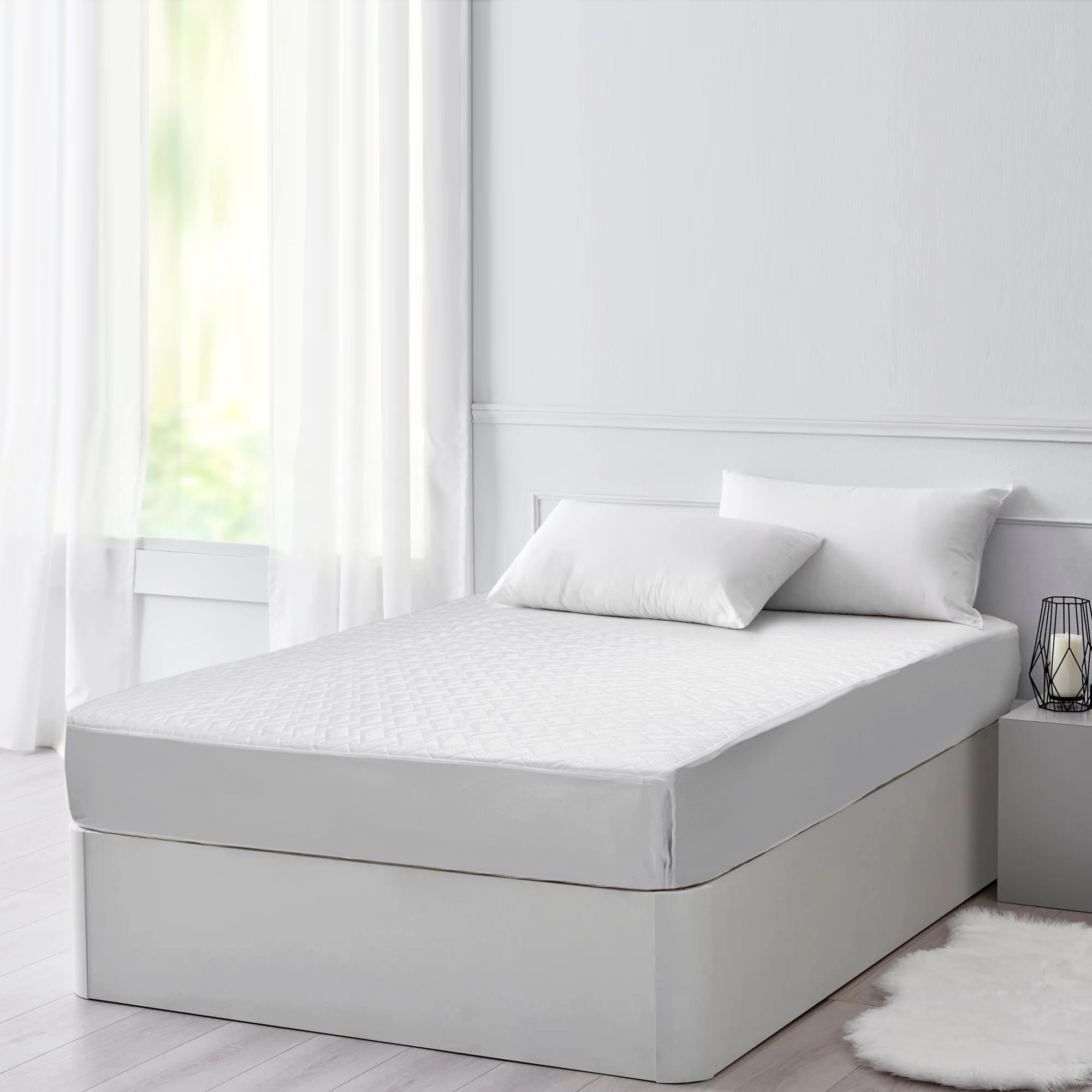 Protector de Colchón Atlas Blanco 3 Capas Cajón King Size $899