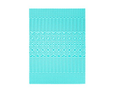 Foto 1 | Sobrecolchon Memory Foam Individual 5 Cm Diseño Texturizado Y Transpirable Azul Bluelander