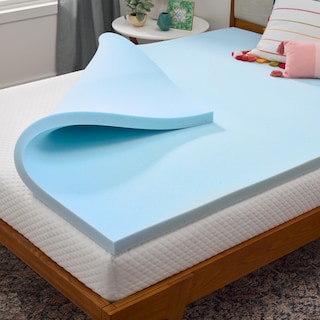 Foto 1 | Cubrecolchón Linenspa Espuma Viscoelástica 5 cm Infusión de Gel Doble - Venta Internacional