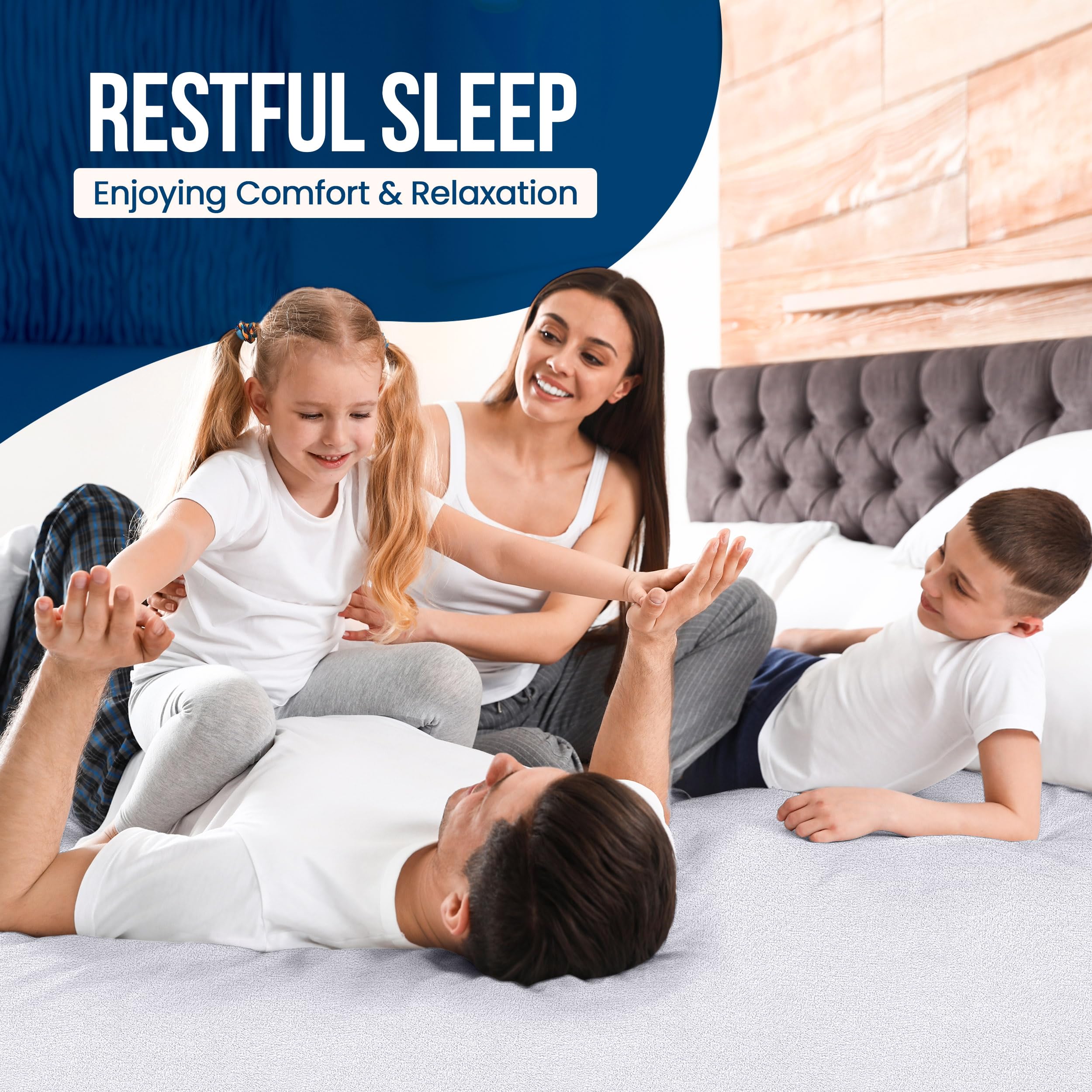 Foto 7 | Protector De Colchón Impermeable Utopia Bedding Twin, Paquete De 2 - Venta Internacional.