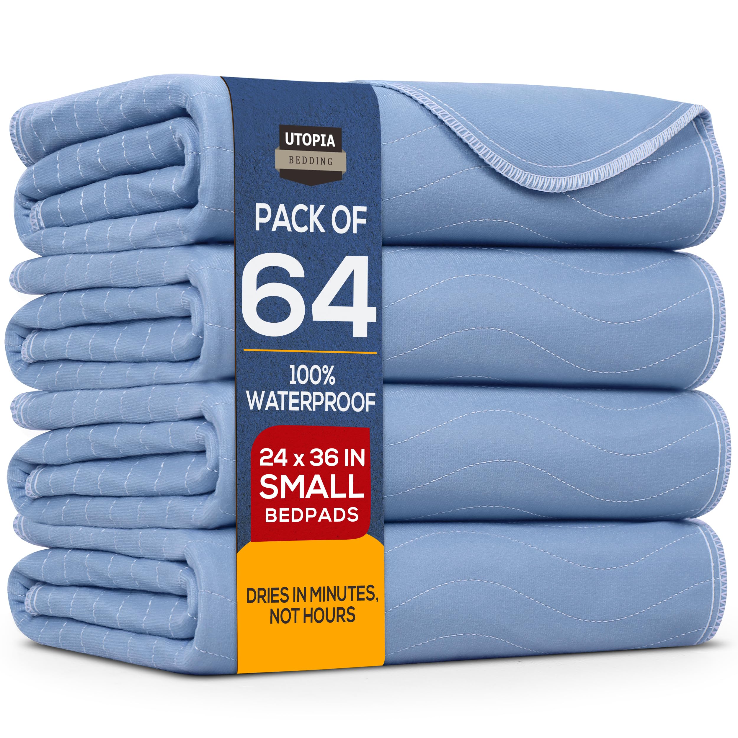 Foto 2 pulgar | Almohadillas Impermeables Para Incontinencia, Paquete De 64 Unidades, Ropa De Cama Utopia - Venta Internacional.