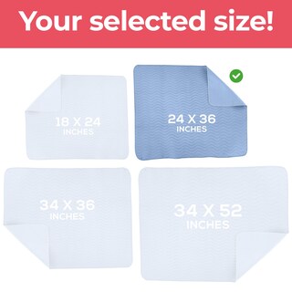 Foto 3 | Almohadillas Impermeables Para Incontinencia, Paquete De 64 Unidades, Ropa De Cama Utopia - Venta Internacional.