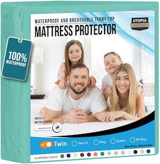 Foto 1 | Protector De Colchón Utopia Bedding Impermeable, Tamaño Doble - Venta Internacional.