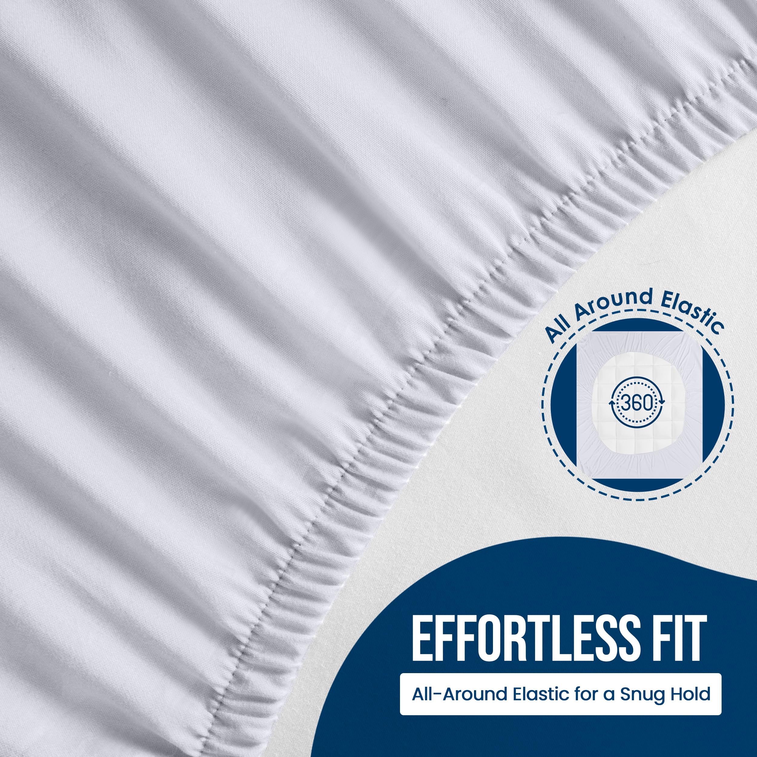 Foto 5 pulgar | Protector De Colchón Utopia Bedding Full Xl, Impermeable, Blanco - Venta Internacional.