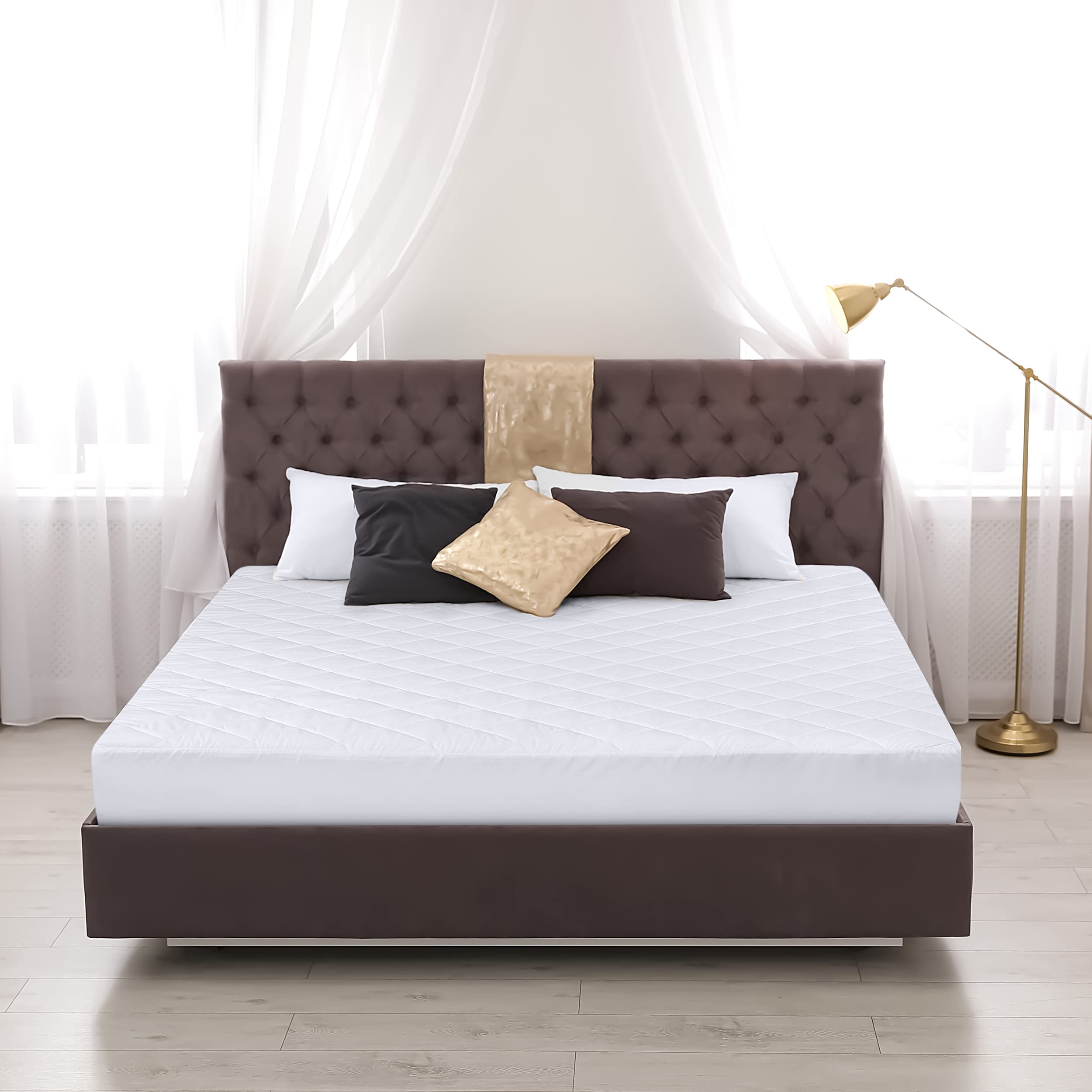 Foto 8 pulgar | Colchón Utopia Bedding Acolchado, Ajustado, Tamaño Doble, Blanco - Venta Internacional.
