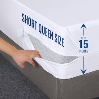 Foto 3 | Funda De Colchón Utopia Bedding Short Queen Waterproof - Venta Internacional.