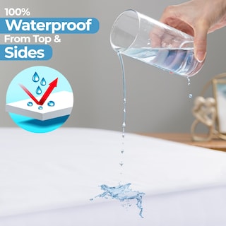 Foto 2 | Protector De Colchón Utopia Bedding Impermeable, Tamaño Completo - Venta Internacional.