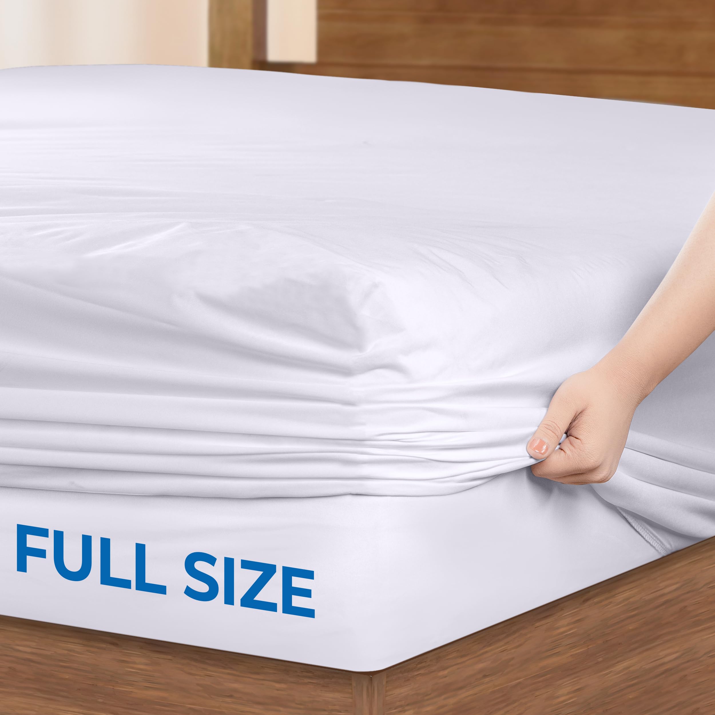 Foto 4 pulgar | Protector De Colchón Utopia Bedding Impermeable, Tamaño Completo - Venta Internacional.
