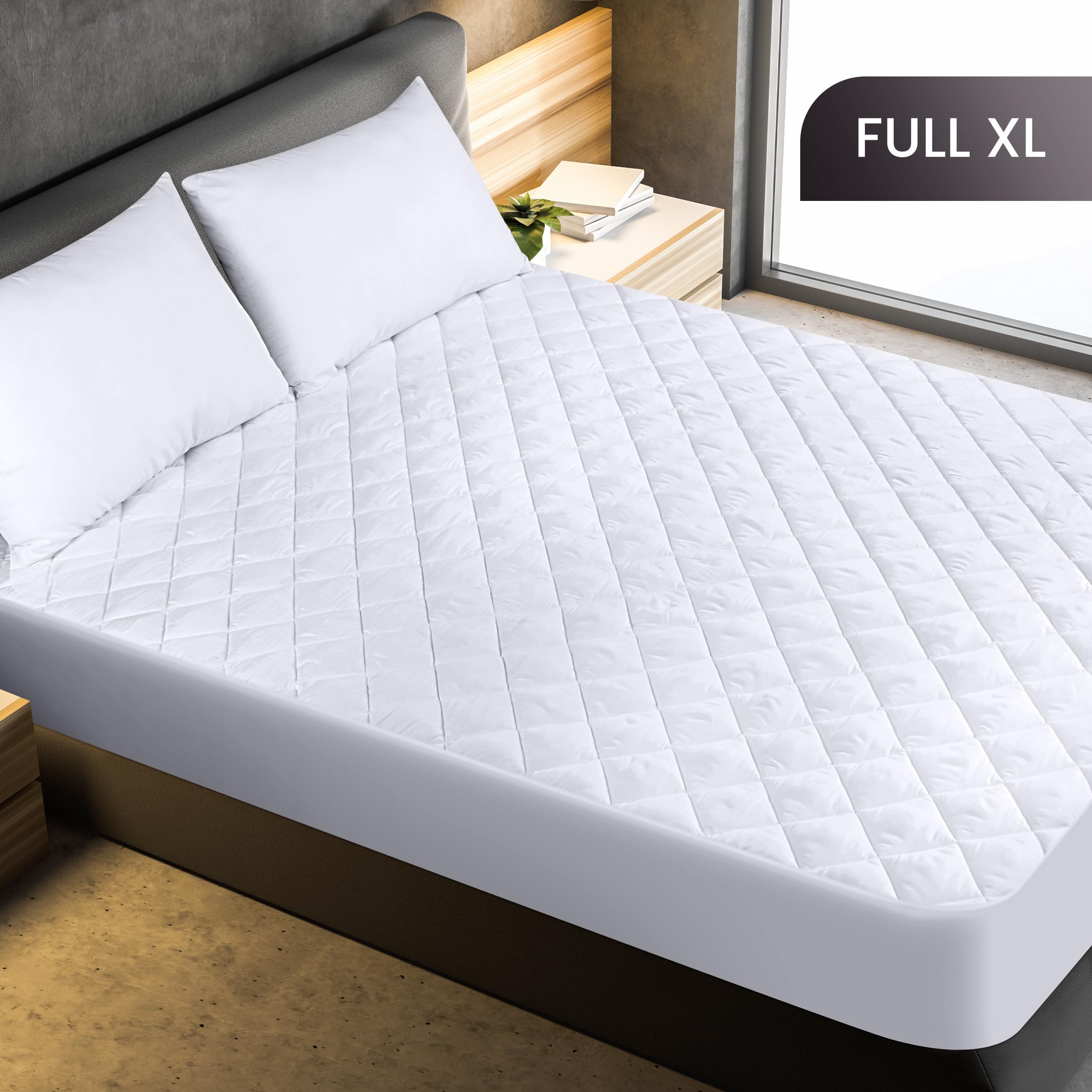 Foto 3 pulgar | Colchón Utopia Bedding Acolchado, Ajustado, Talla Xl, Blanco - Venta Internacional.