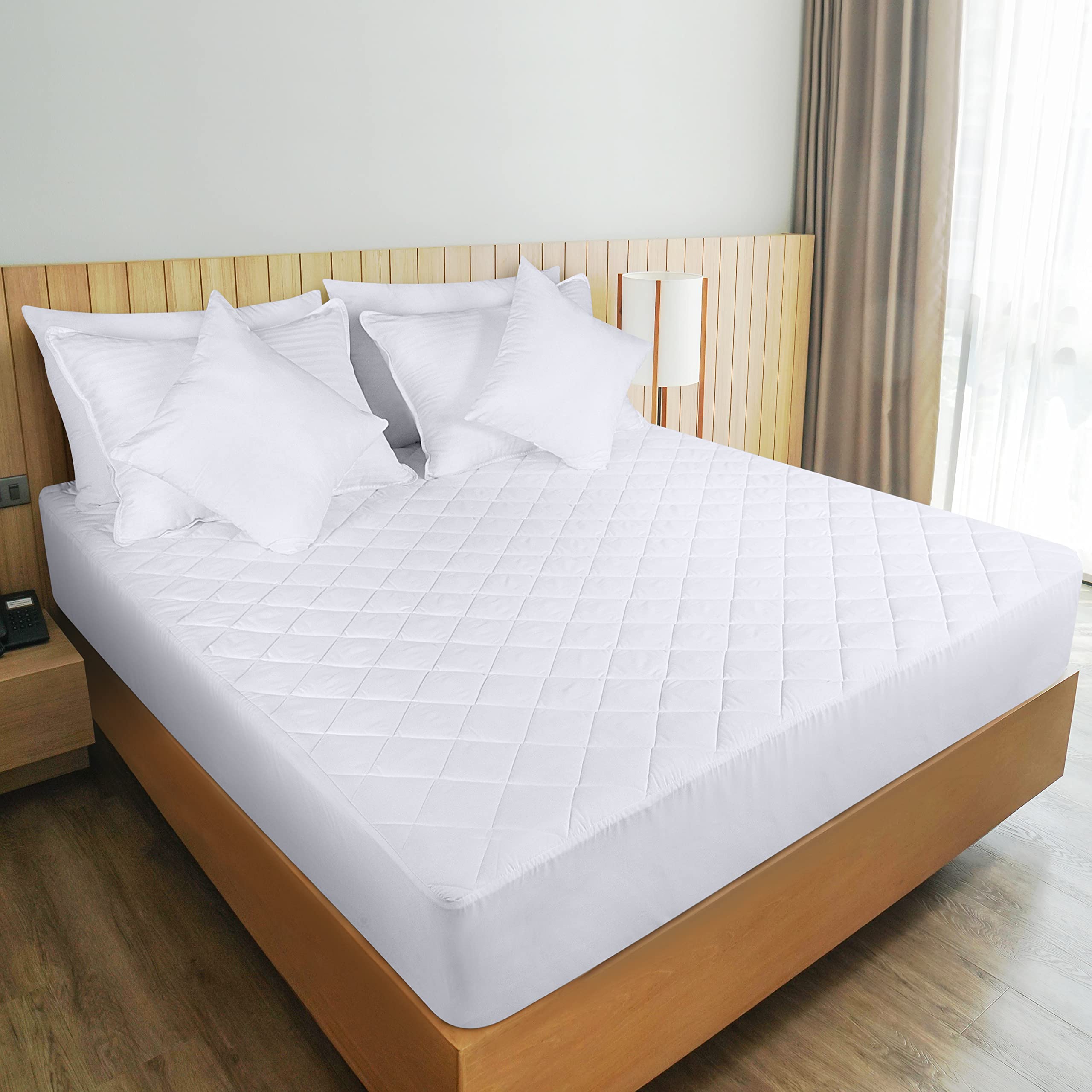 Foto 7 pulgar | Colchón Utopia Bedding Acolchado, Ajustado, Talla Xl, Blanco - Venta Internacional.