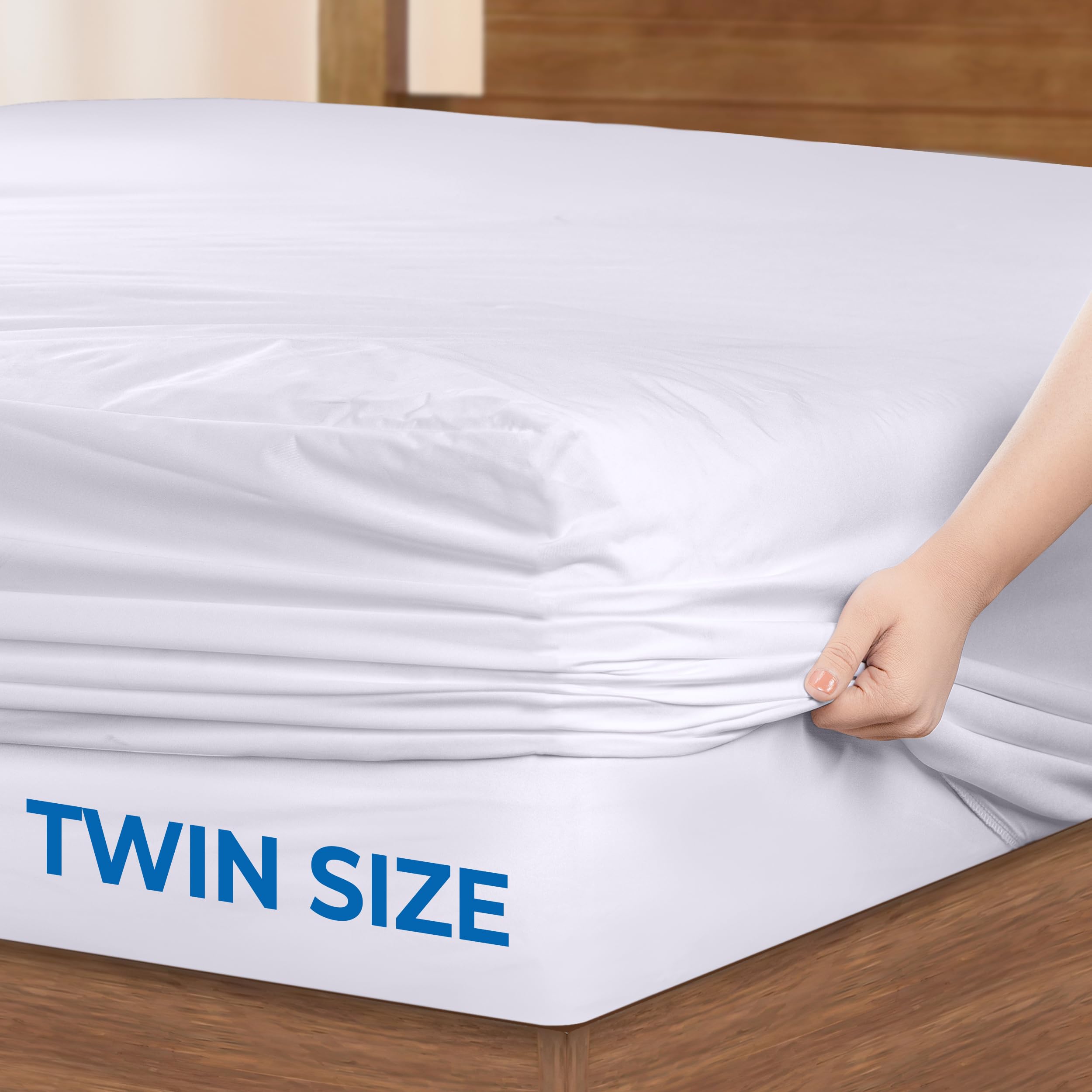 Foto 4 pulgar | Protector De Colchón Utopia Bedding Impermeable, Tamaño Doble - Venta Internacional.