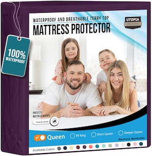Foto 1 | Protector De Colchón Utopia Bedding Impermeable Tamaño Queen - Venta Internacional.