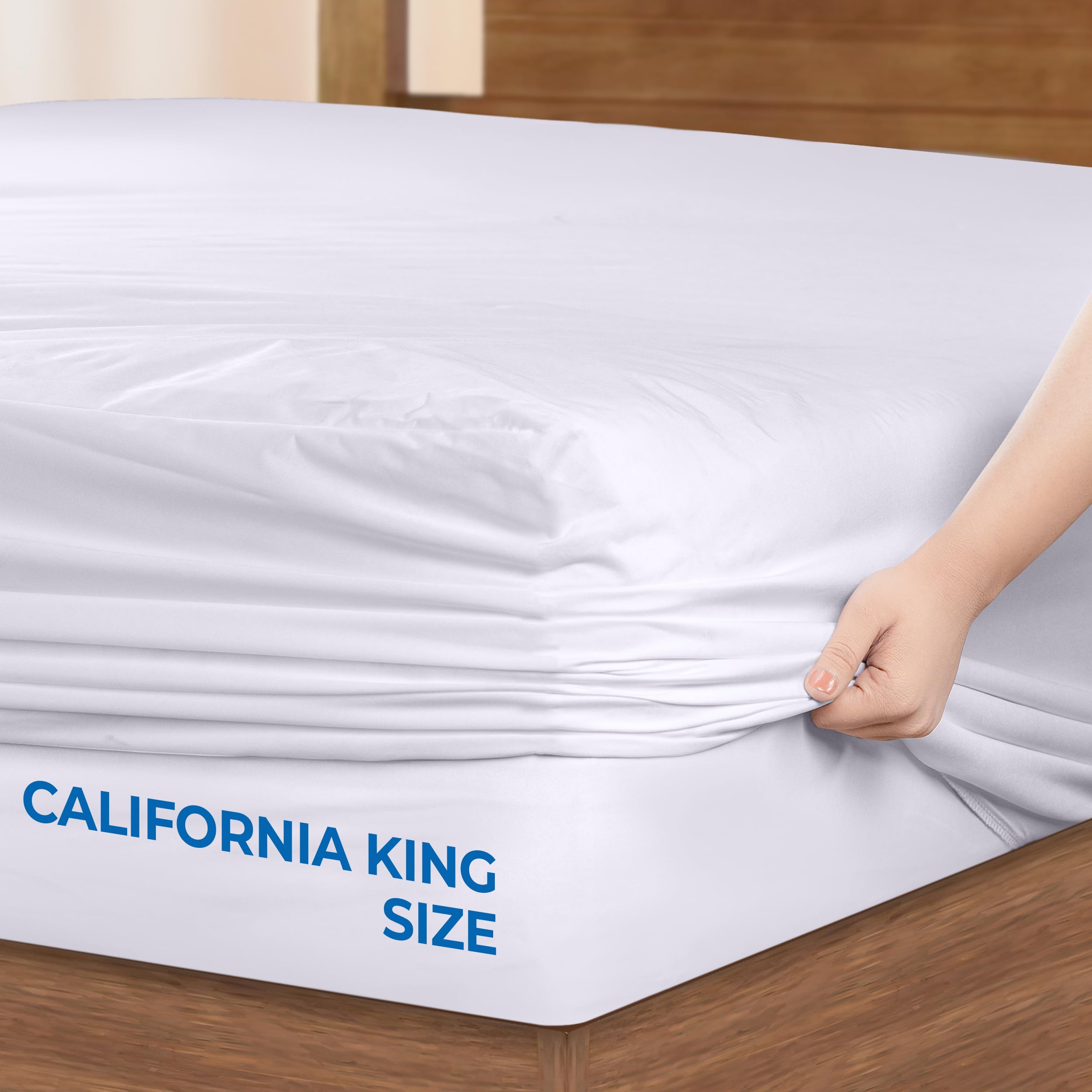 Foto 4 pulgar | Protector De Colchón Utopia Bedding Impermeable California King - Venta Internacional.