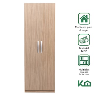 Foto 2 | Mueble Ropero Closet Armario KingsHouse Mdp 2 Puertas