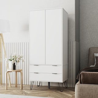 Foto 2 | Ropero de Madera Midtown Concept Blanco