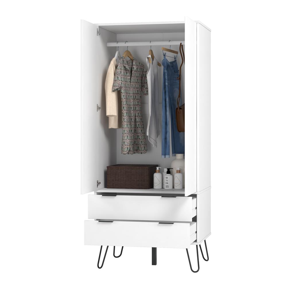 Foto 4 pulgar | Ropero de Madera Midtown Concept Blanco