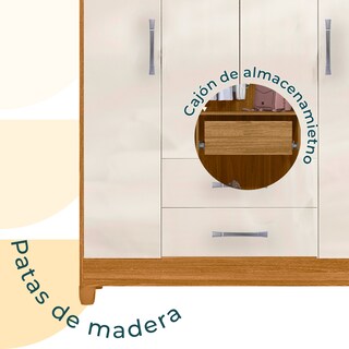 Foto 5 | Ropero Mundo In Blanco