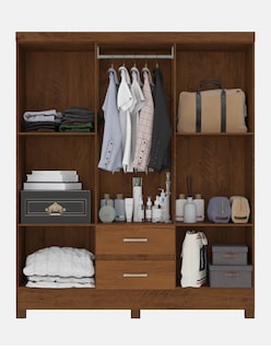 Foto 1 | Ropero Closet Skal 6 Puertas 2 Cajones
