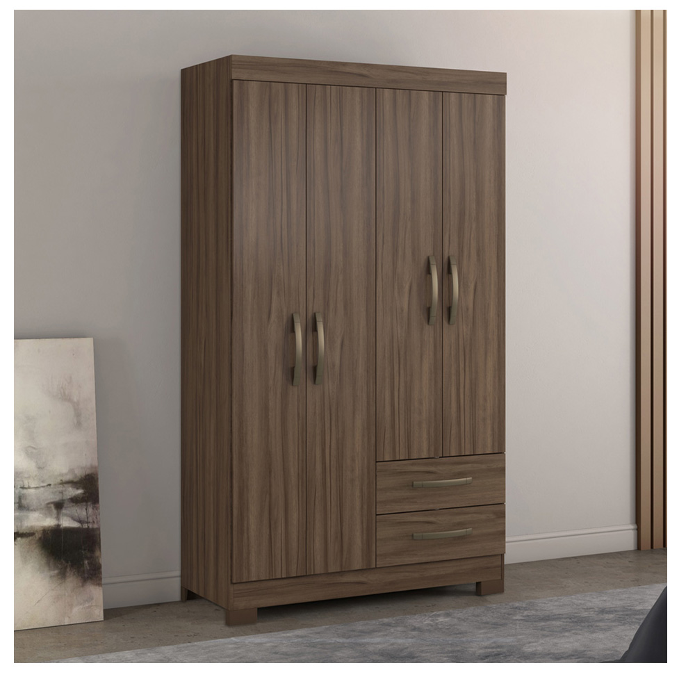 Foto 4 pulgar | Ropero Closet Skal 4 Puertas Y 2 Cajones