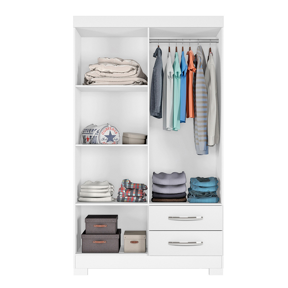 Foto 7 pulgar | Ropero Closet Skal 4 Puertas Y 2 Cajones Blanco