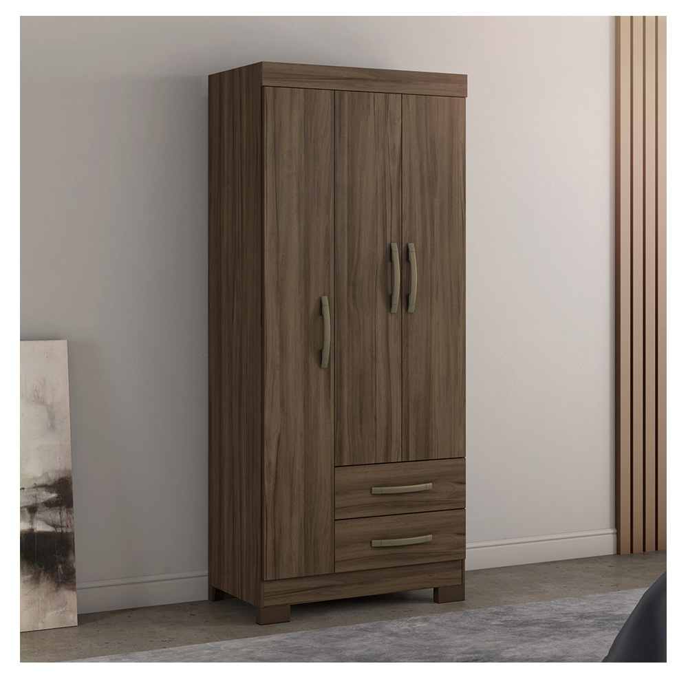 Foto 4 pulgar | Ropero Closet Skal 3 Puertas Y 2 Cajones