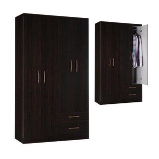 Foto 1 | Ropero Guardaropa Armario Moderno Con 4 Puertas Y 2 Cajones