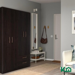 Foto 2 | Ropero Guardaropa Armario Moderno Con 4 Puertas Y 2 Cajones