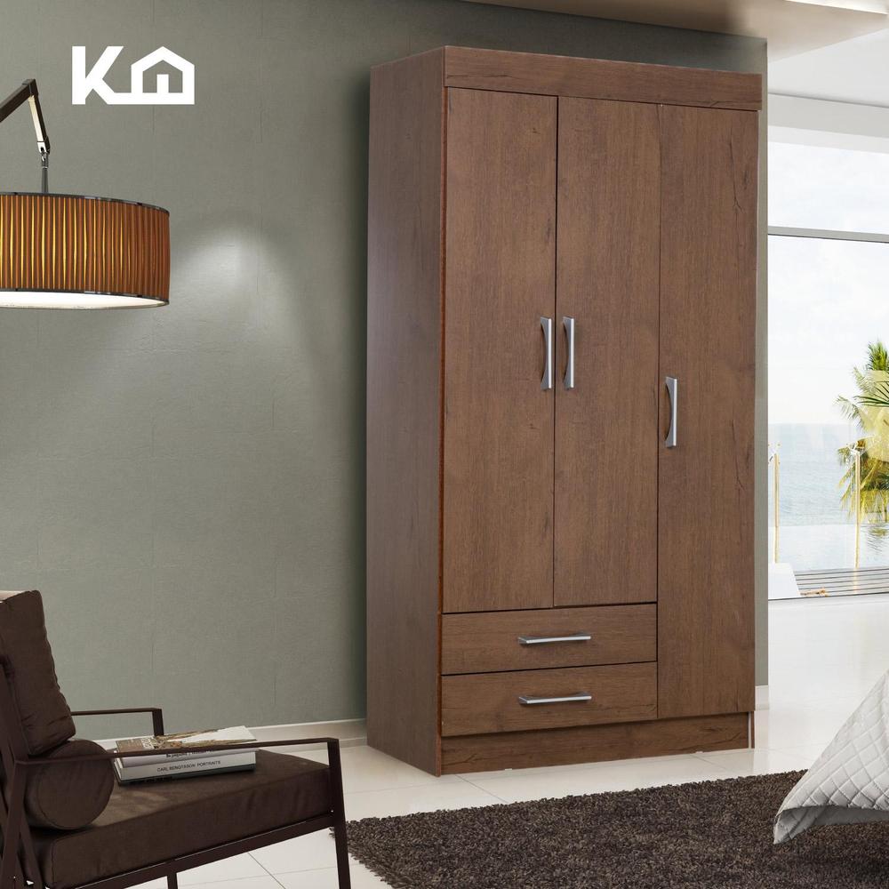 Ropero de Madera KingsHouse Marrón 182 cm