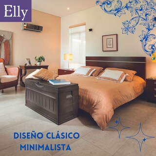 Foto 4 | Baúl Elly Multiusos PT-BMULW01-BK Color Cafe