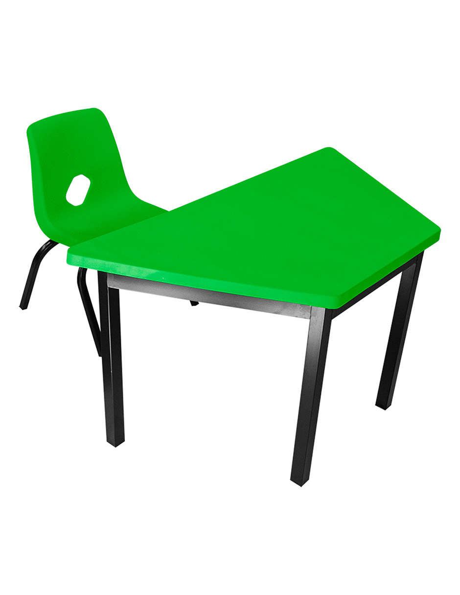 Mesa y Silla Trapezoidal para Kinder Santivae