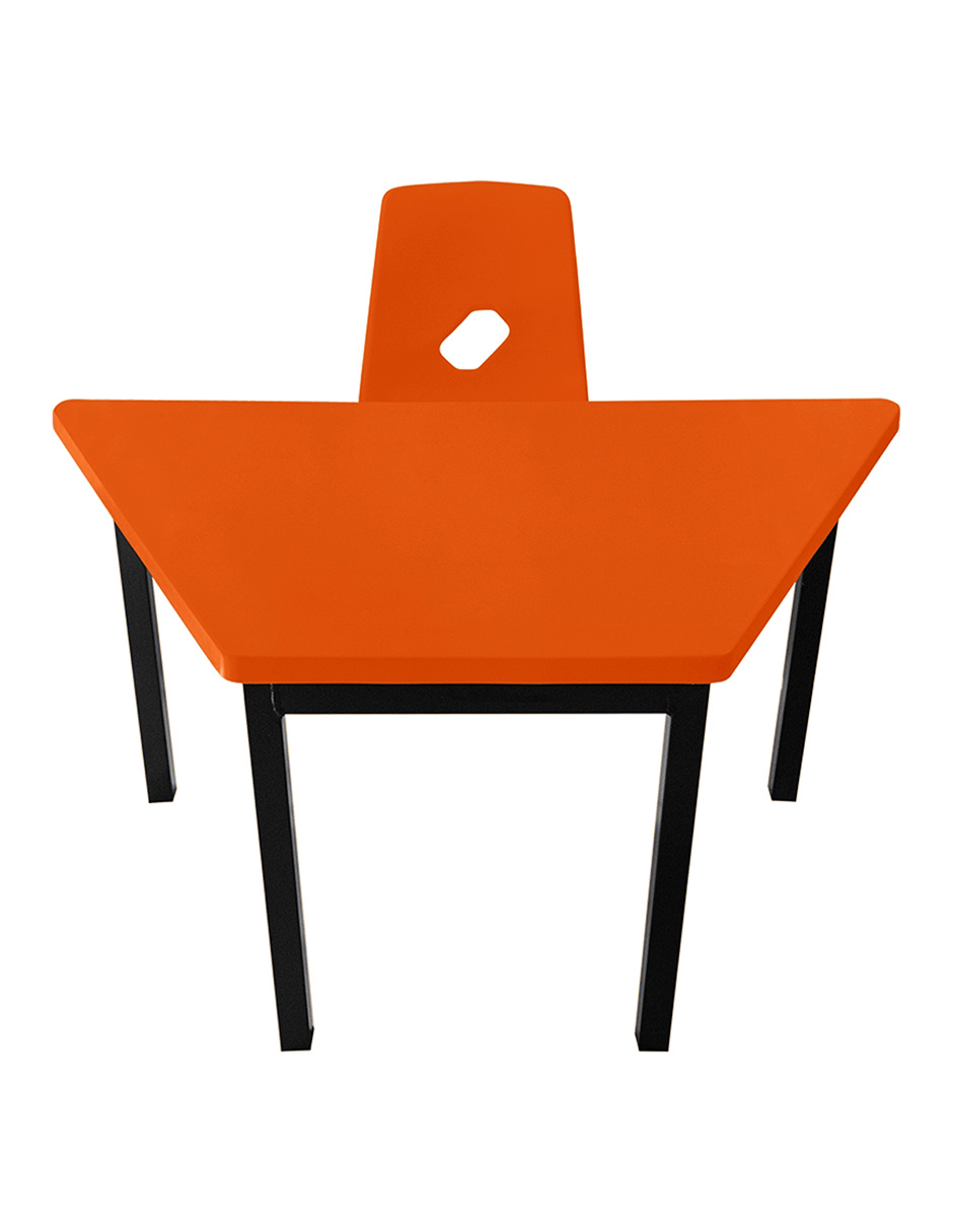 Foto 4 pulgar | Mesa y Silla Trapezoidal para Kinder Santivae