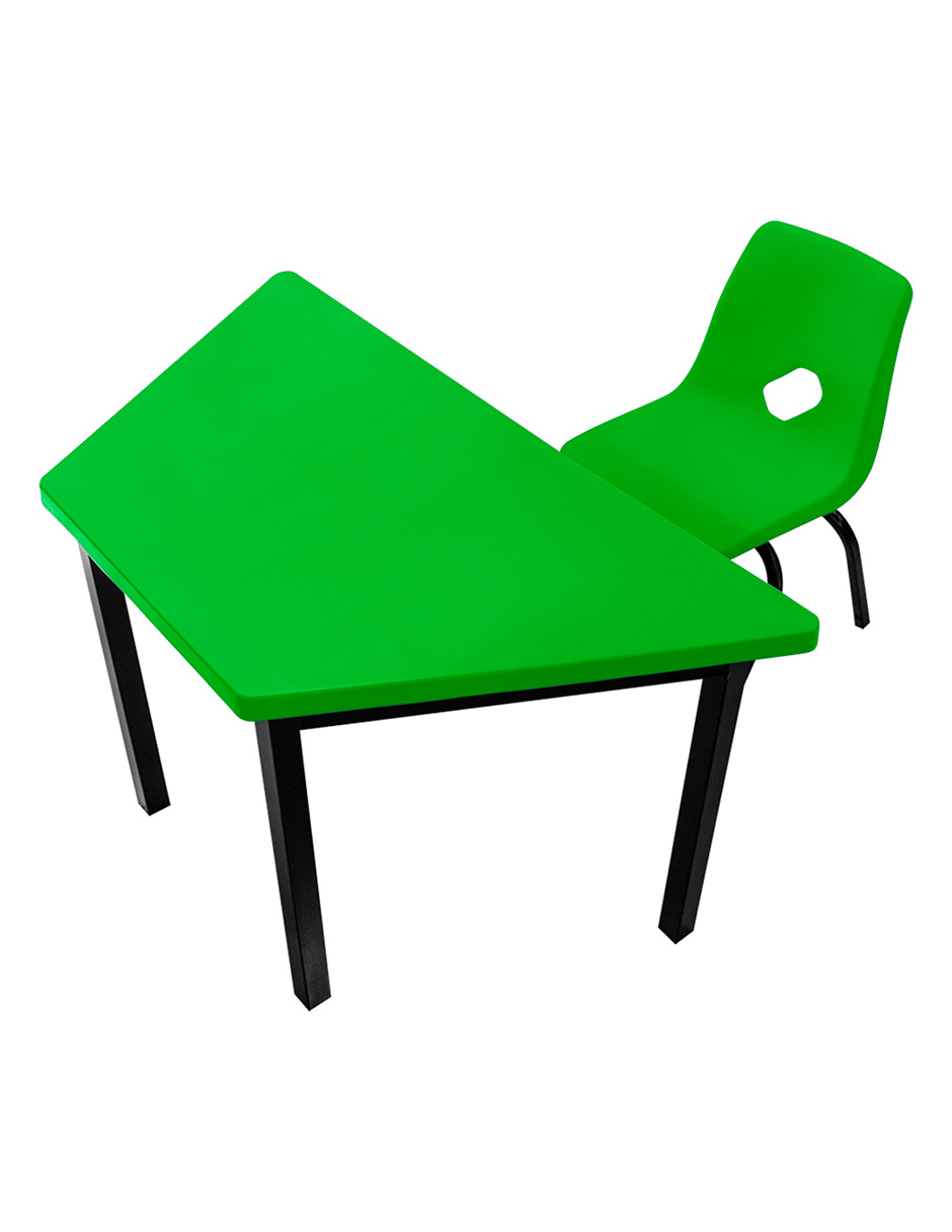 Foto 8 pulgar | Mesa y Silla Trapezoidal para Kinder Santivae