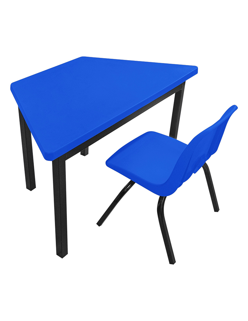 Foto 8 | Mesa y Silla Trapezoidal para Kinder Santivae