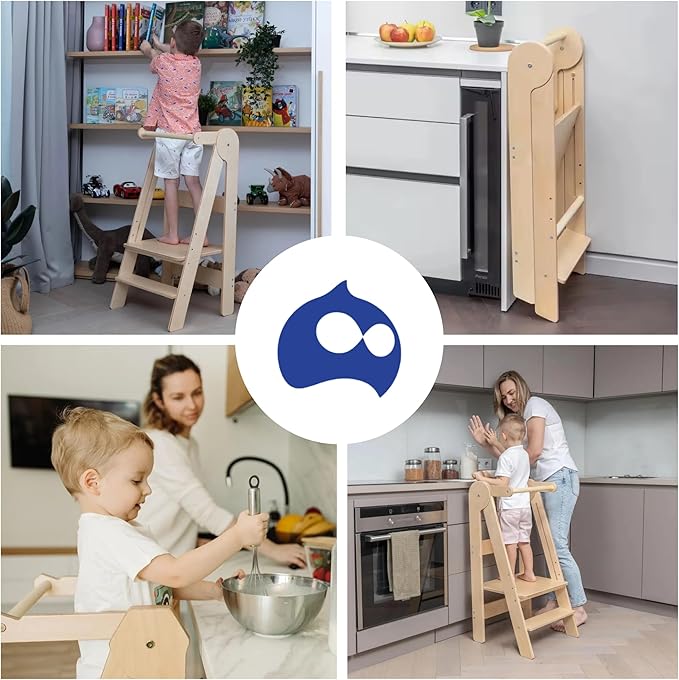 Foto 5 | Torre De Aprendizaje Montessori Plegable Para Niños Bluelander