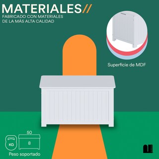 Foto 3 | Baúl Juguetero Mubson Zapi color Blanco para Niños