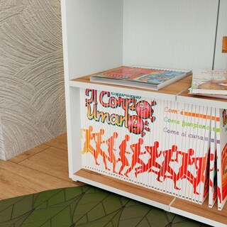 Foto 6 | Biblioteca Infantil Multifuncional Zoe Duna Blanco