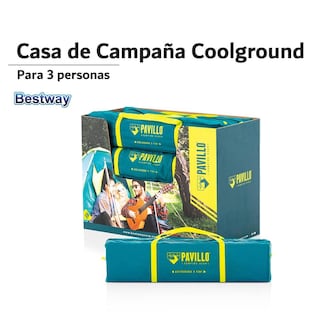 Foto 2 | Tienda Casa De Campaña Pavillo 3 Per Con Toldo 68088 Bestway